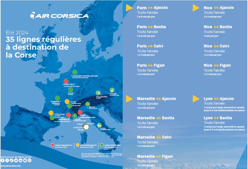 Réseau Air Corsica 